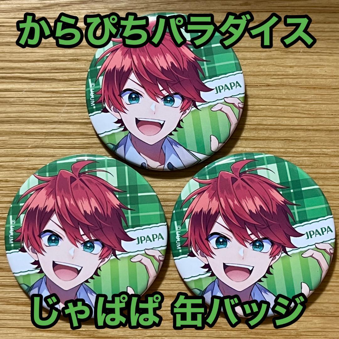 カラフルピーチ じゃぱぱ からぴちパラダイス 2025 缶バッジ 3つ