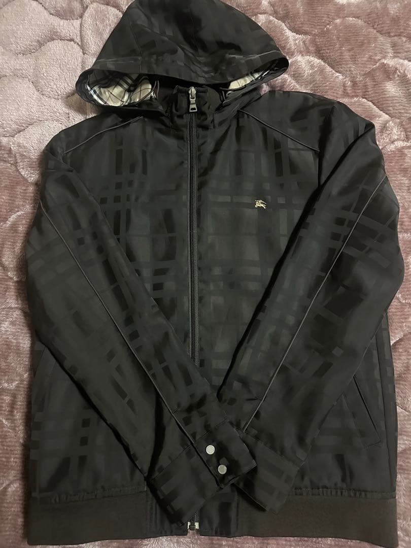 BURBERRY BLACK LABEL フード付きジャケット M 中古・古着通販】BURBERRY BLACK LABEL (バーバリーブラックレーベル