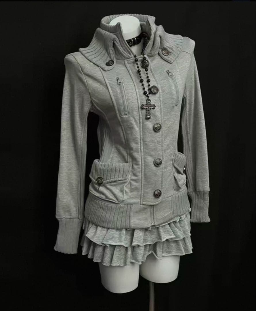 ヴィンテージ風 grunge スウェットジャケット 古着系 Y2K レディース Y2K Vintage Angel Print Oversized Hoodies Zip Up Women Grunge