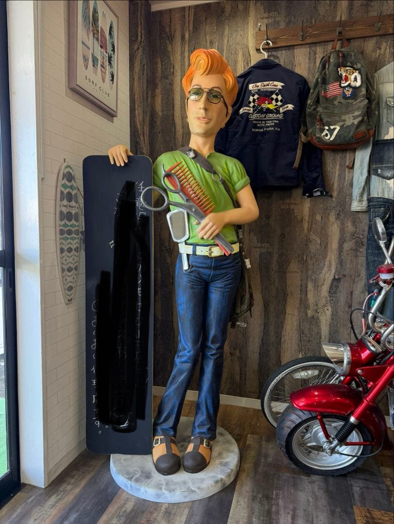 【定価192,500円】美容室に！店舗ディスプレイ、メニュー黒板 185cm福岡 定価192,500円】美容室に！店舗ディスプレイ、メニュー黒板 185cm福岡