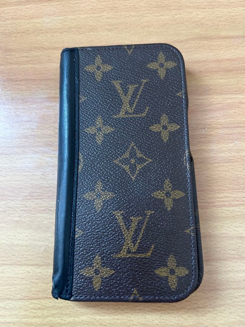Louis Vuitton 手帳型iPhone14 ケース ブラウン スマホケース 手帳型 ヴィトン風 ルイ ヴィトン iphone17/17pro ケース
