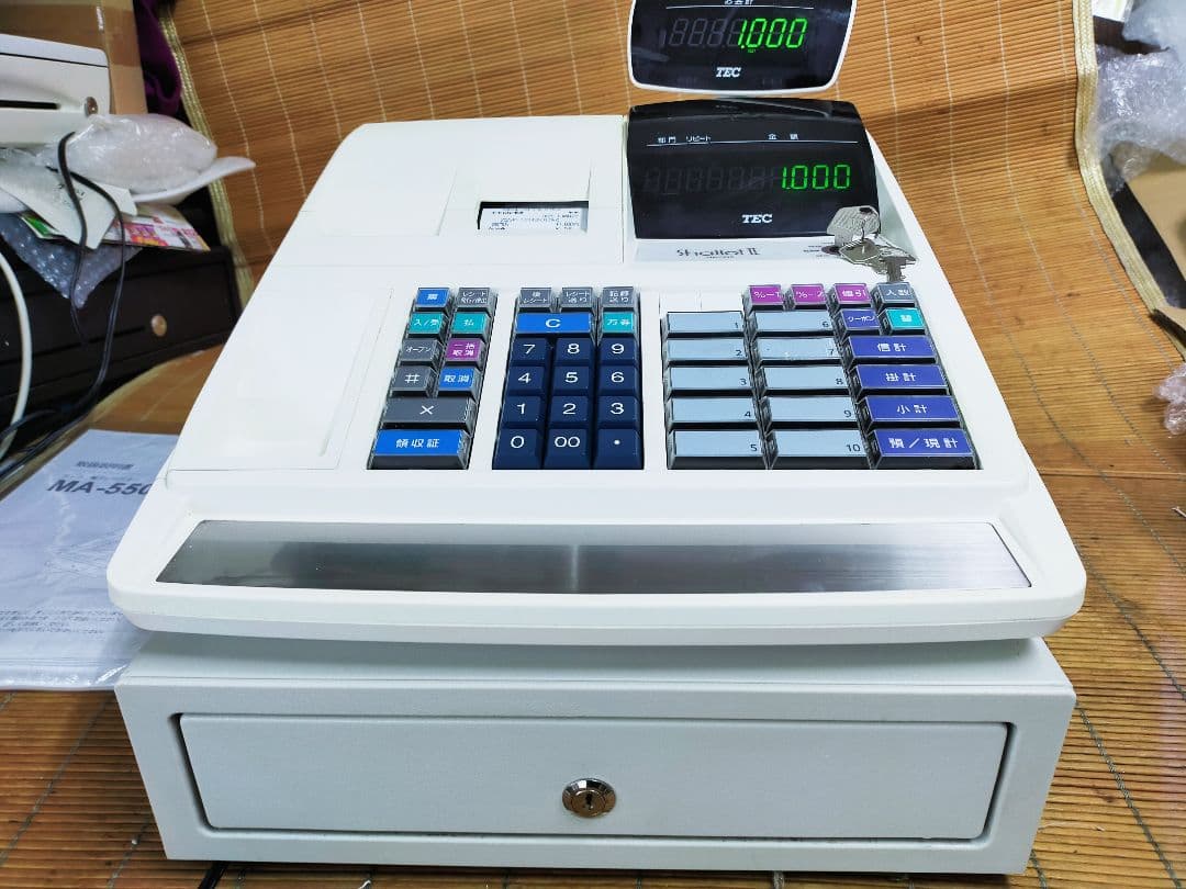 テックレジスター MA-550 ツインプリンター 人気機種 207308