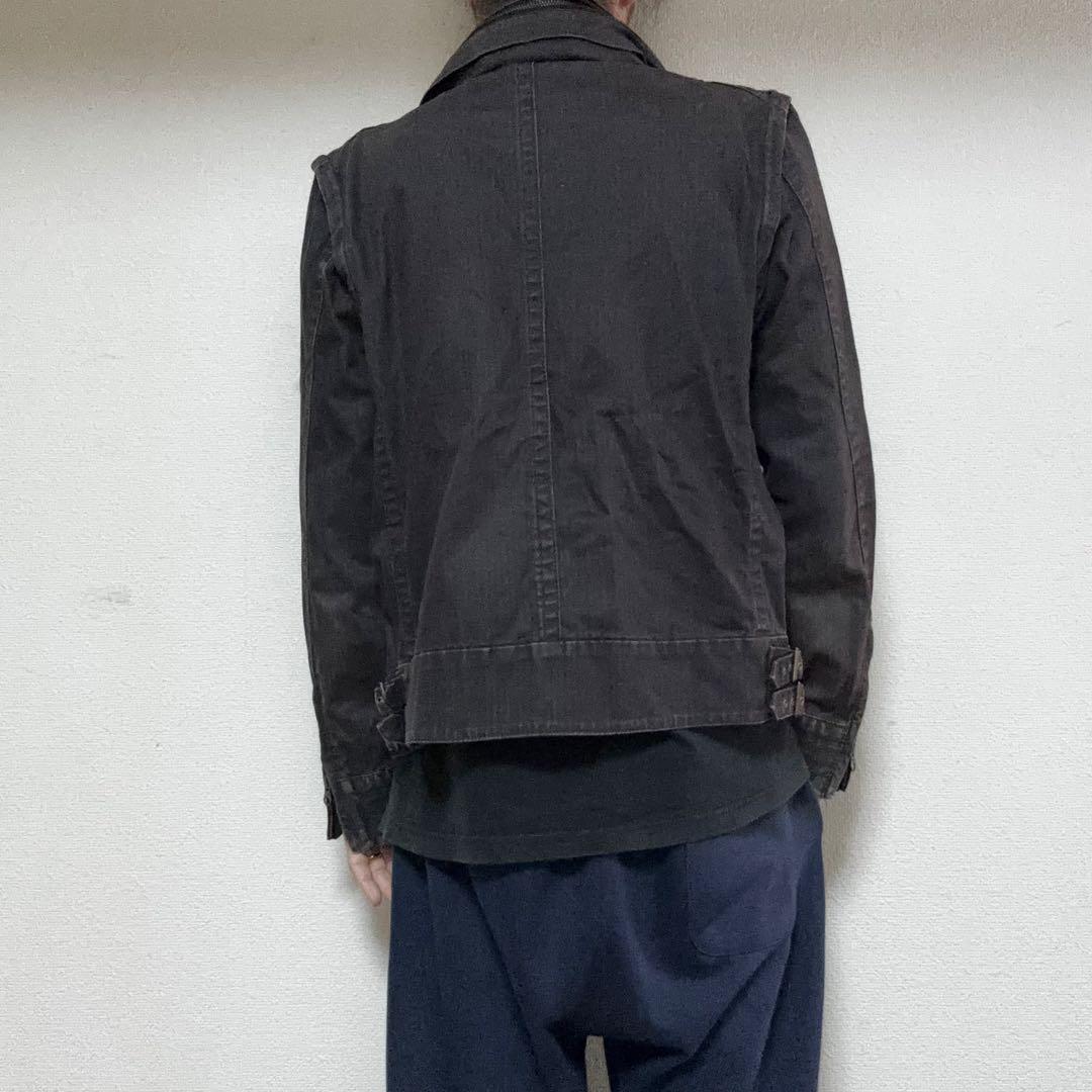 PPFMビンテージ加工ライダースジャケットM 00s Y2Kお兄系archive