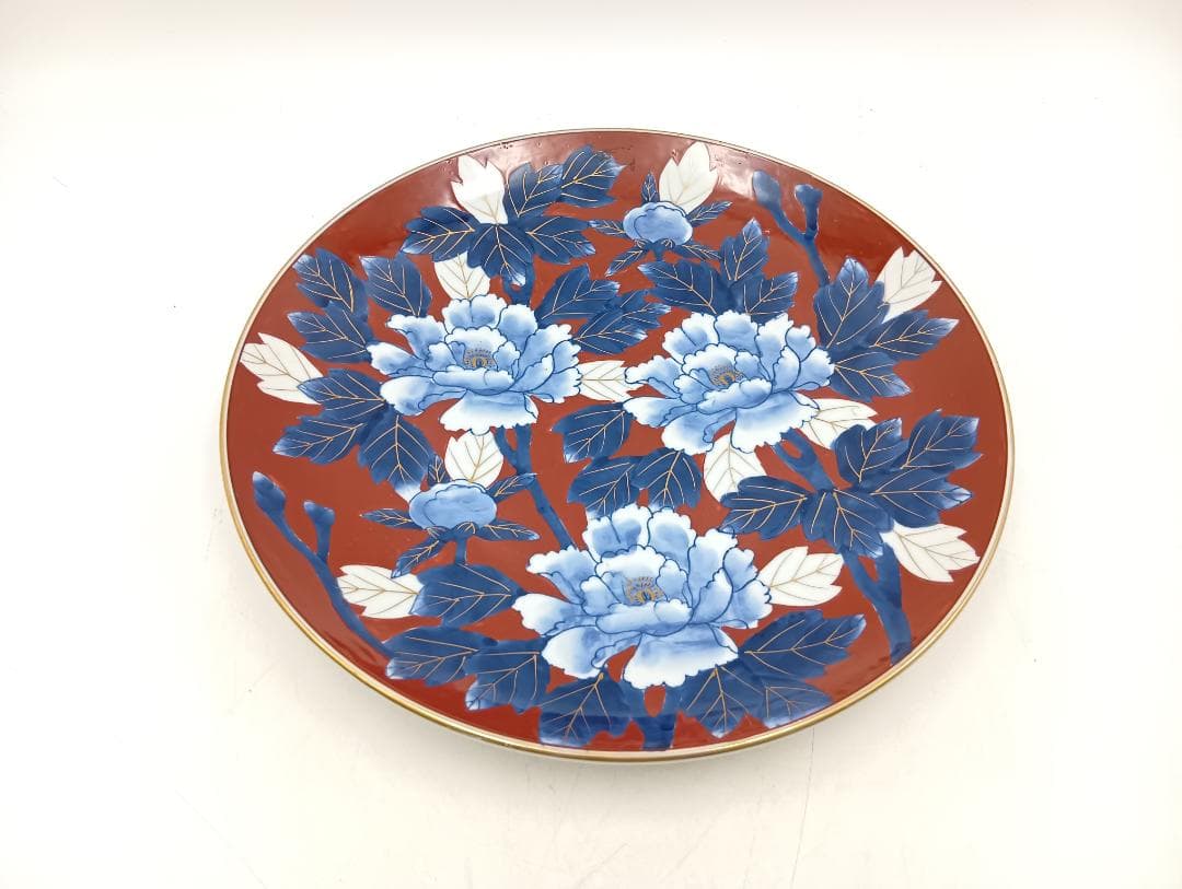 伊万里焼 秀峰作 牡丹の図 大皿 36㎝ 有田焼 - メルカリ