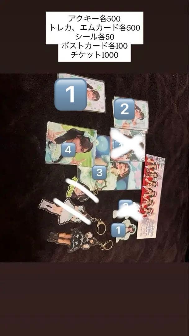 PixelRibbon 橋本恵菜グッズ バラ売り