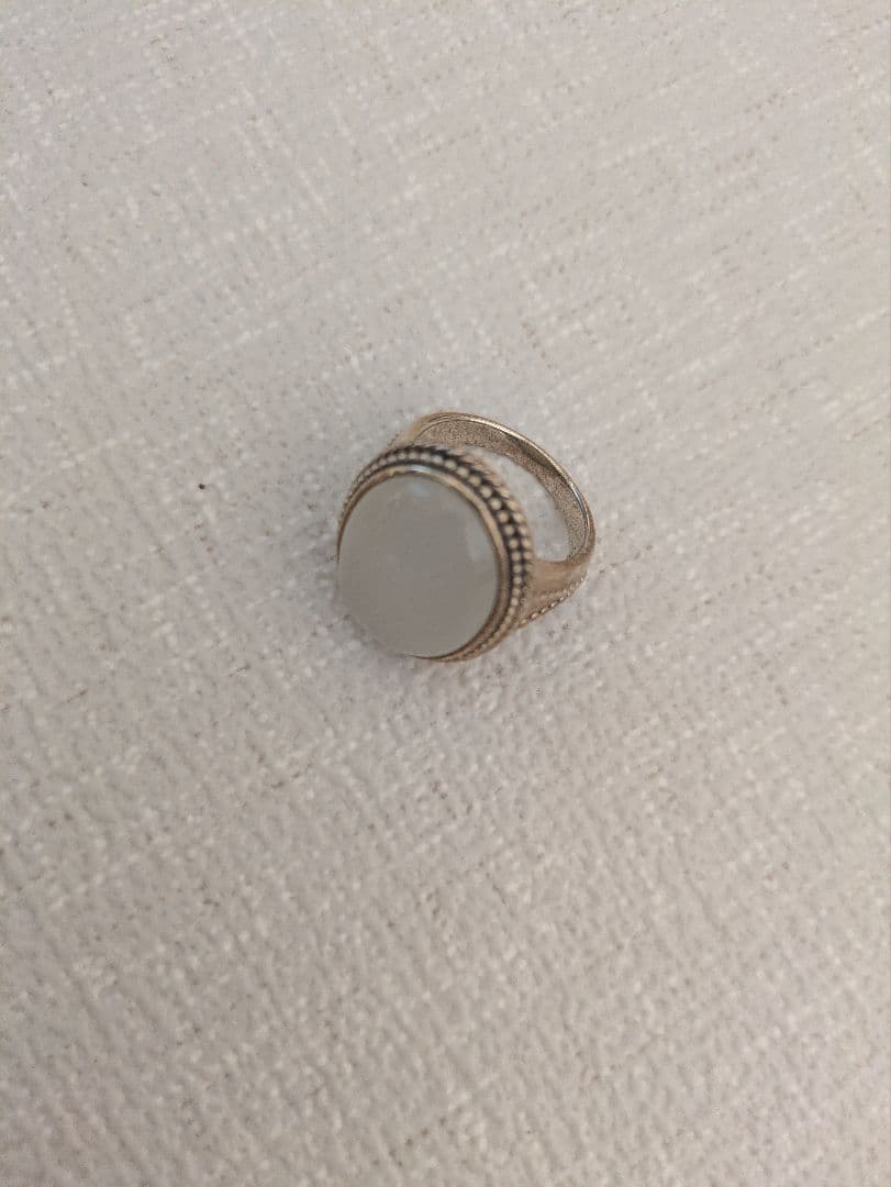 SAMH by LILAS】ホワイトムーンストーンリング 13号 - メルカリ