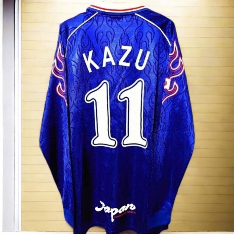 1998 日本代表 三浦知良 KAZU 背番号11 長袖 シャツ - メルカリ