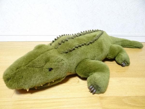 80年代 ビンテージ ナカジマ アリゲーター ワニ ぬいぐるみ レトロ 当時物