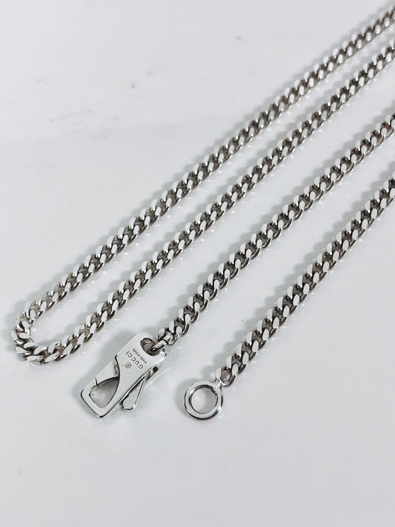 超美品】GUCCI 喜平チェーン ネックレス 男女兼用 SV925 2.5ミリ