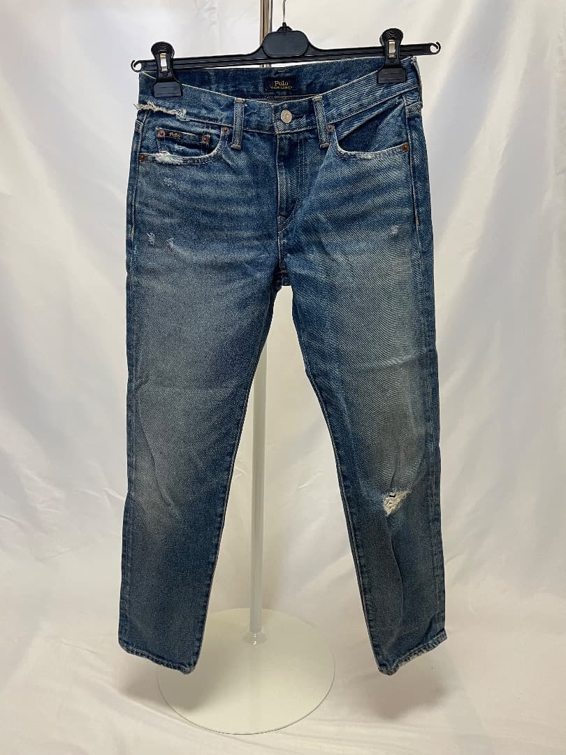 Polo Ralph Lauren ダメージ加工ストレートデニム - メルカリ