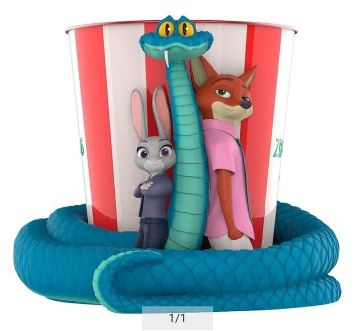 ズートピア ポップコーンカップ ポップコーンバケット TOHO ニック