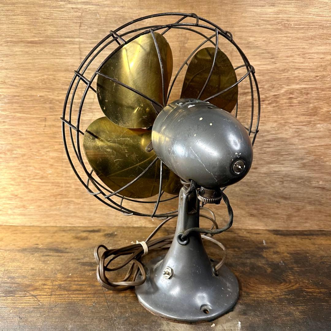 実働】戦前モデル EMERSON 6250-D 10インチ真鍮4枚羽ファン - メルカリ