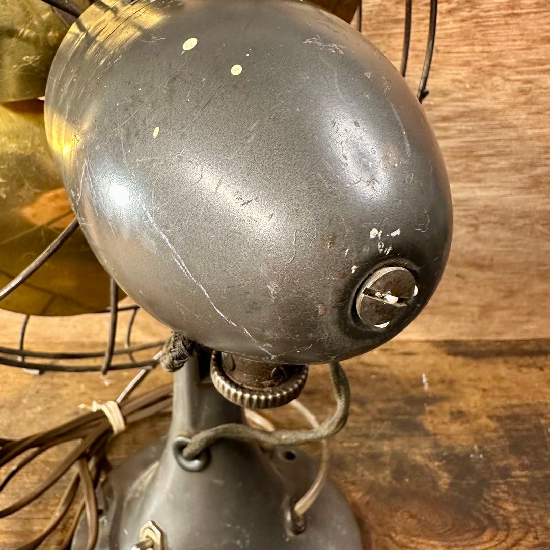 実働】戦前モデル EMERSON 6250-D 10インチ真鍮4枚羽ファン - メルカリ