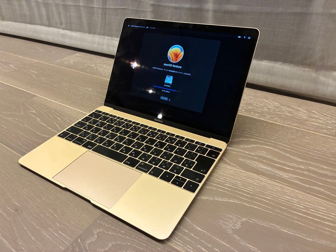 Apple MacBook ゴールド 12インチ A1534 2018年購入 新品バッテリ】Apple MacBook 12inch MLHF2J/A A1534 Retina Early