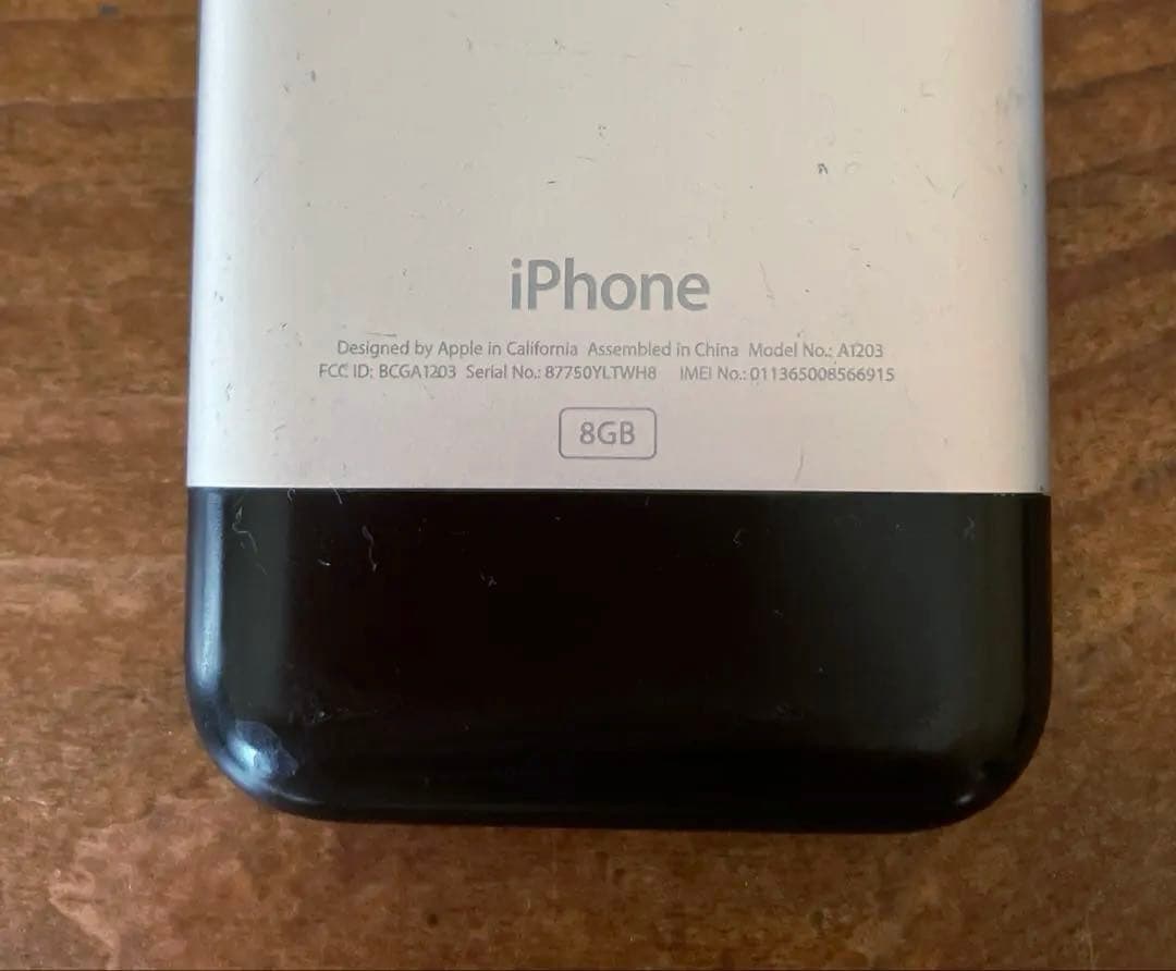 初代 iPhone 1st gen動作品 8GB バッテリー残あり - メルカリ