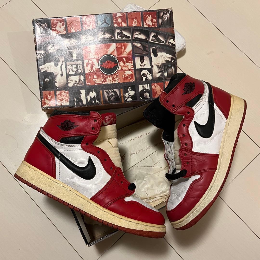 Nike Jordan 1994 シカゴ エアジョーダン1 復刻94年製 - メルカリ