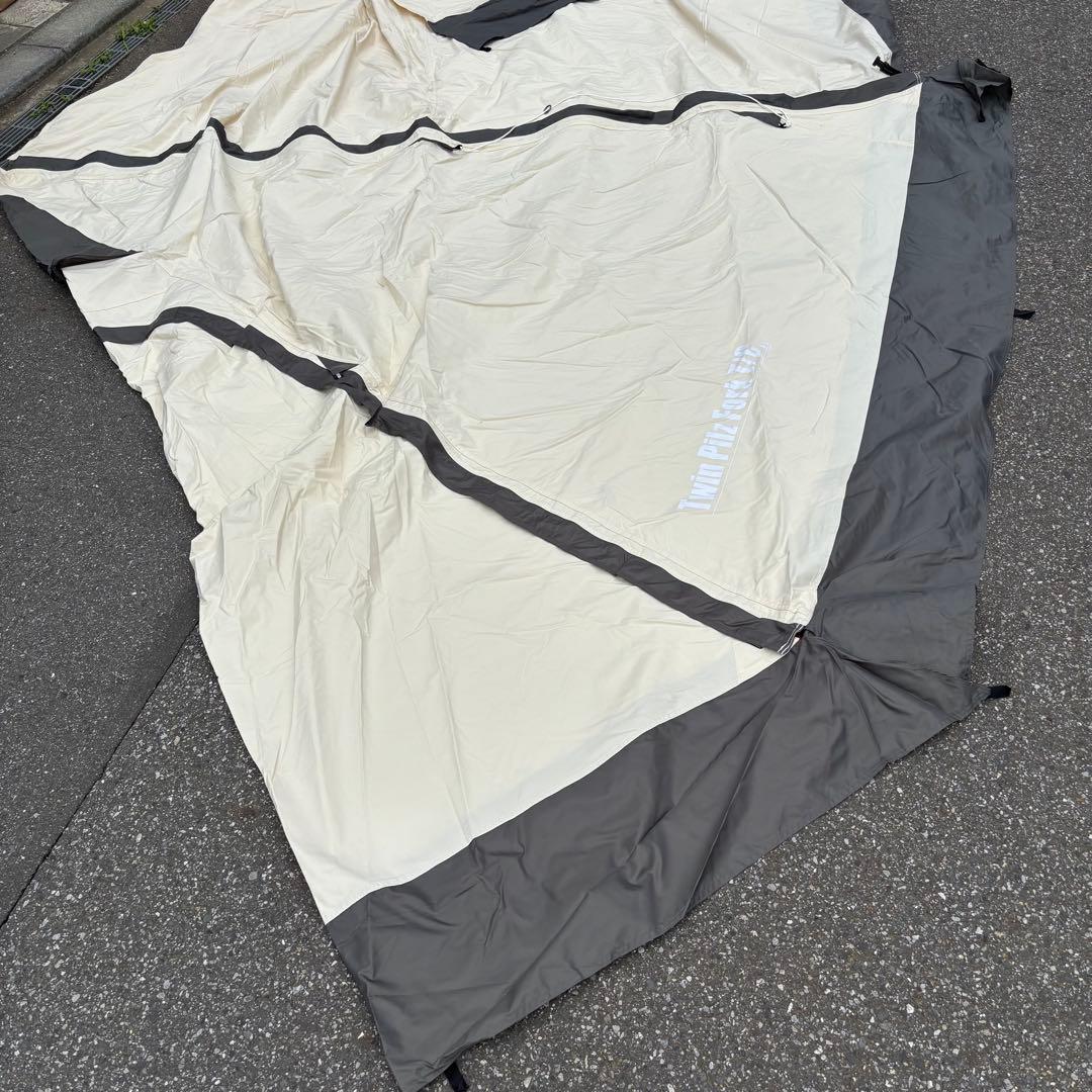 美品 オガワ ツインピルツフォークTCコットン 3345二又ポール付き