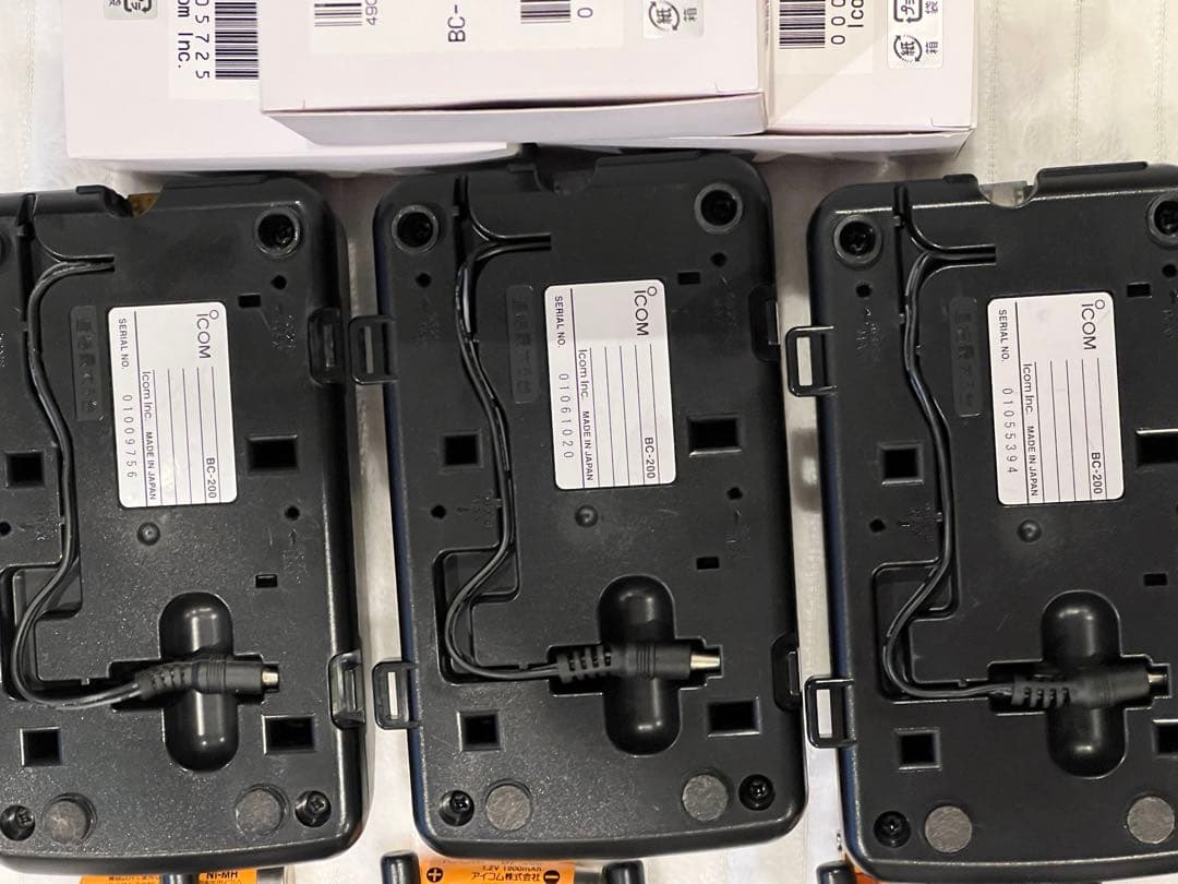 ICOM アイコム IC-4300 4個 BC-200/186 2個　セット