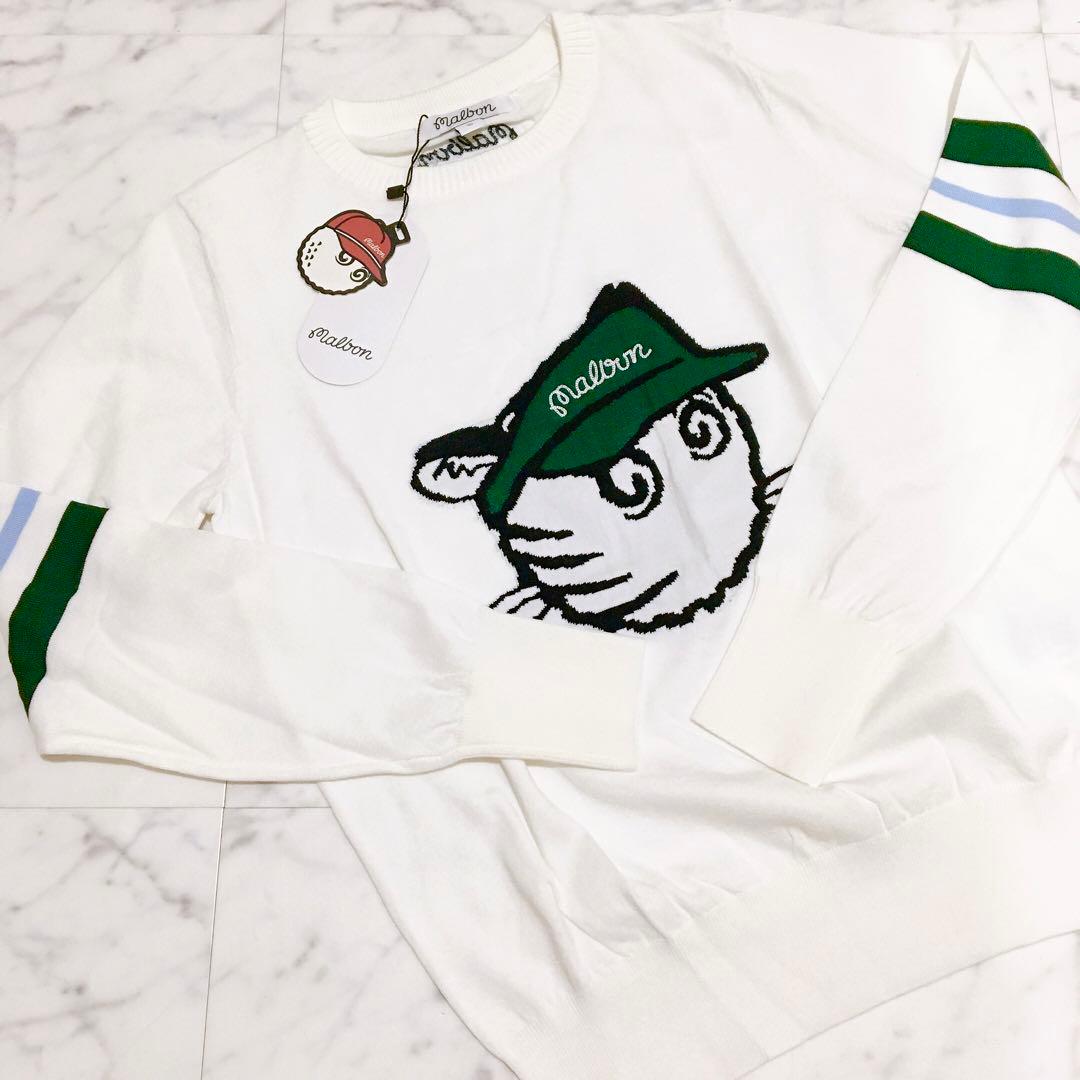 新品未使用 ゴルフ malbon マルボン レディース セーター Sサイズ 新品未使用 ゴルフ malbon マルボン レディース セーター 長袖 Sサイズ
