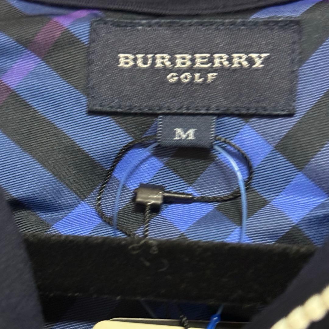 新品タグ付き】 Burberry golf パーカー/ネイビー - メルカリ
