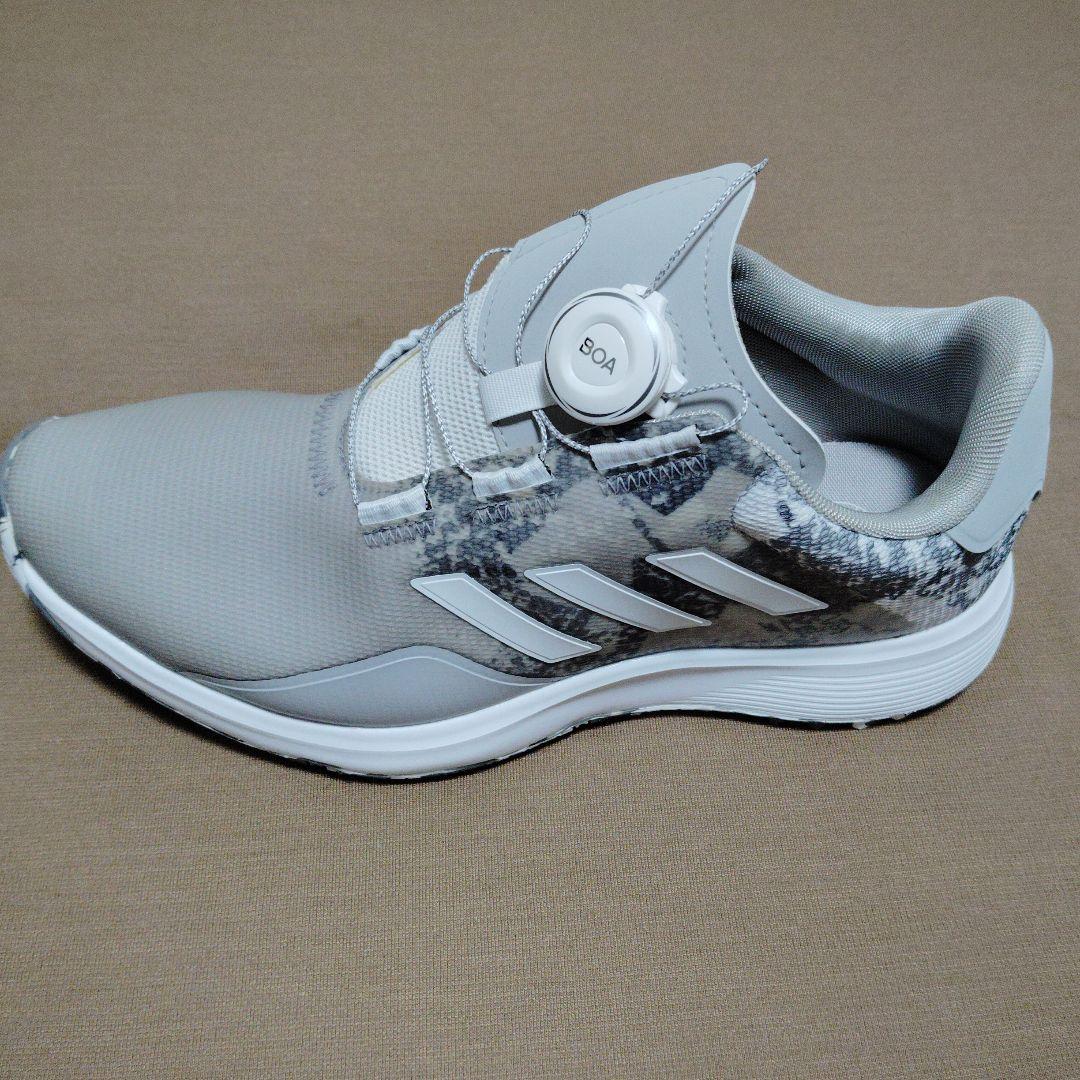 アディダス S2G BOAゴルフシューズ グレー ボアシステム jp250 - メルカリ