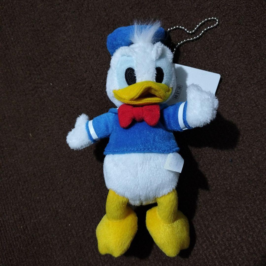 ディズニー ドナルド ドナルドダック ぬいぐるみキーホルダー 安全ピン