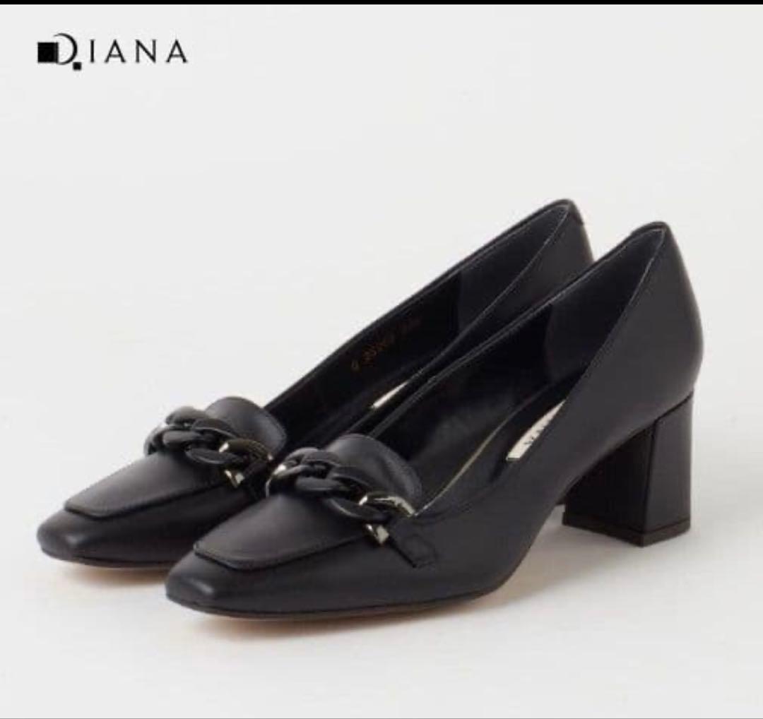 DIANA　ヒールアップローファー　23.0　クロスムース DIANA ヒールアップローファー 23.0 クロスムース - メルカリ