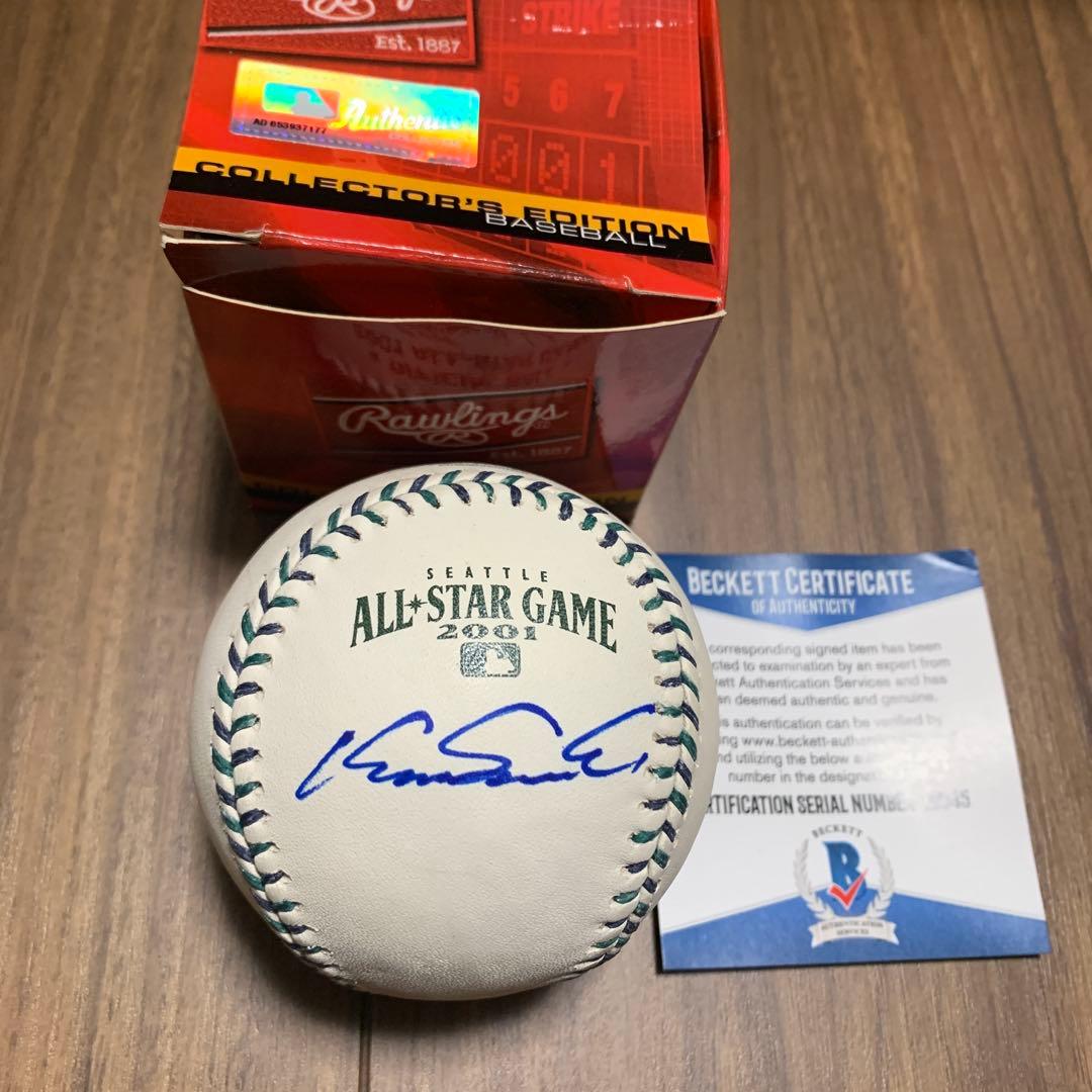 BECKETT社鑑定済 佐々木主浩 2001 MLB オールスター公式球 サイン BECKETT社鑑定済 佐々木主浩 2001 MLB オールスター公式球 サイン 直筆