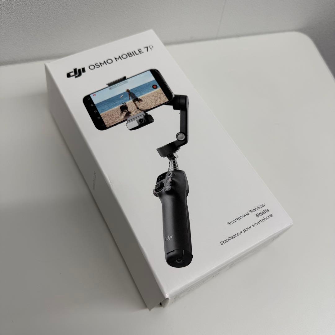 【美品】DJI Osmo Mobile 7P スタビライザー DJI Osmo Mobile 7P Smartphone 3 Axis Gimbal Stabilizer Gray CP.OS