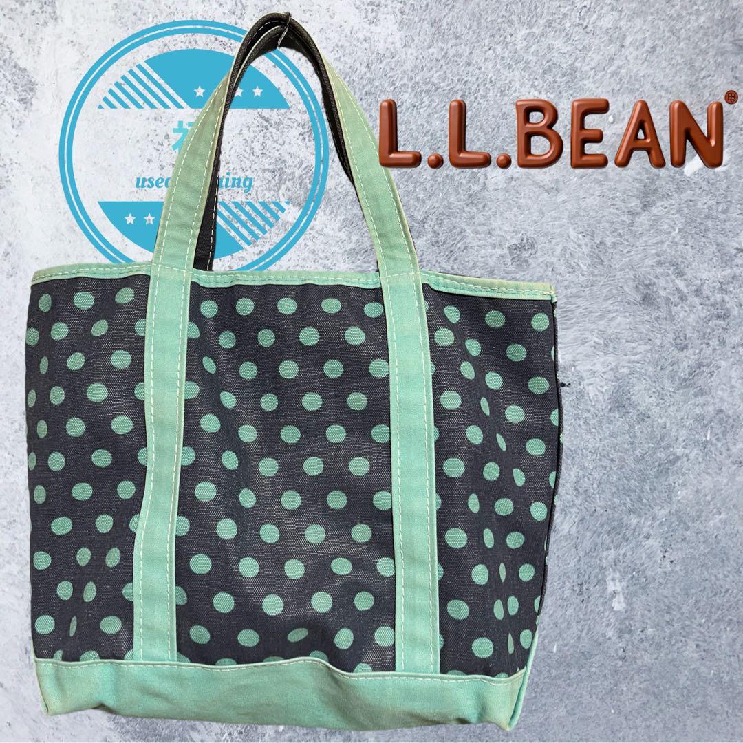 L.L.BEAN ビーントート 水玉 ドット ヴィンテージ バッグ usa製 - メルカリ
