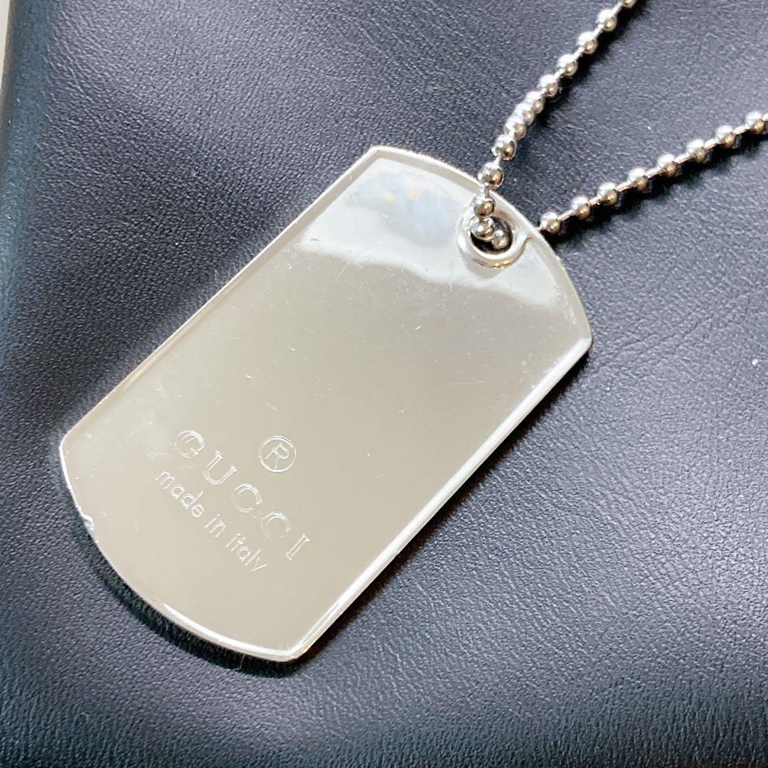 GUCCI グッチ ドッグタグ ネックレス - メルカリ
