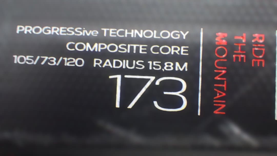 VOLKL RTM TIP ROCKER 173 スキー板 黒/赤 カーボン訳有 - メルカリ