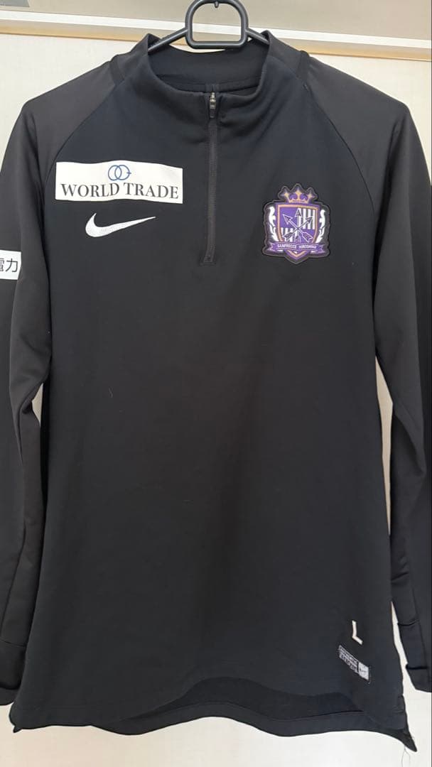 サンフレッチェ広島Nike 長袖 ハーフジップ ジャージ L サンフレッチェ広島 選手支給品 長袖トレーニングウェア 非売品