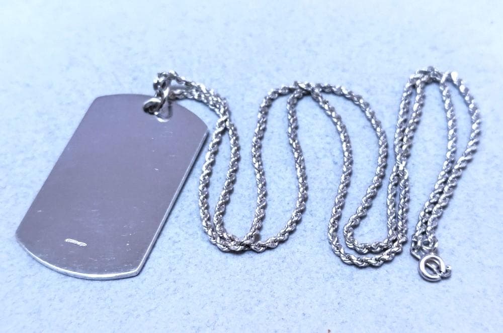 Gucci グッチ SV925 ドックタグ ネックレストップ 39972 - メルカリ