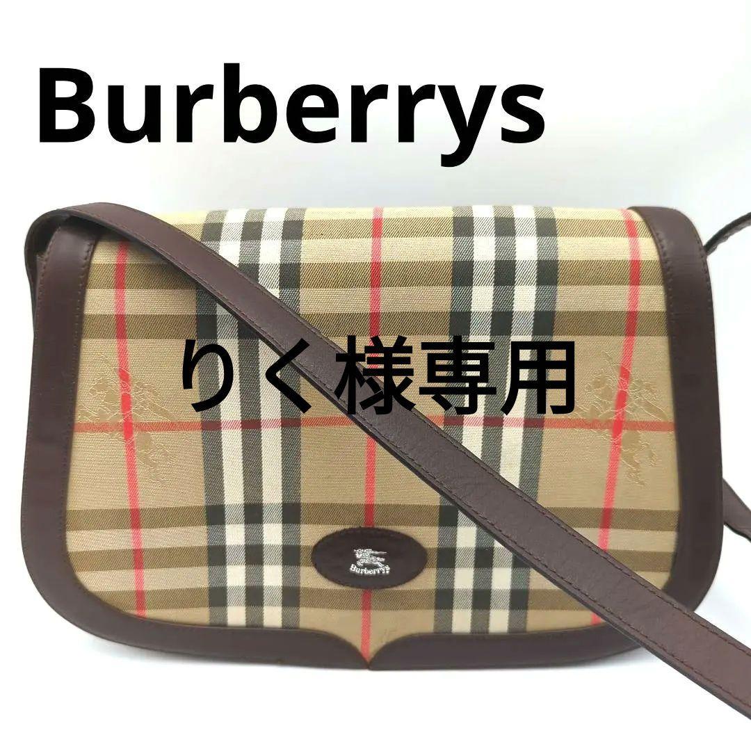Burberrys バーバリー ノバチェック メッセンジャー ショルダーバッグ