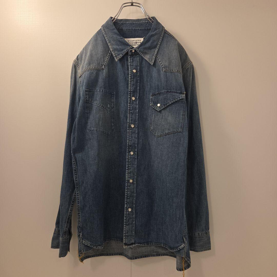 Maison Margiela マルジェラ 14 ウエスタンシャツ 39 デニム - メルカリ