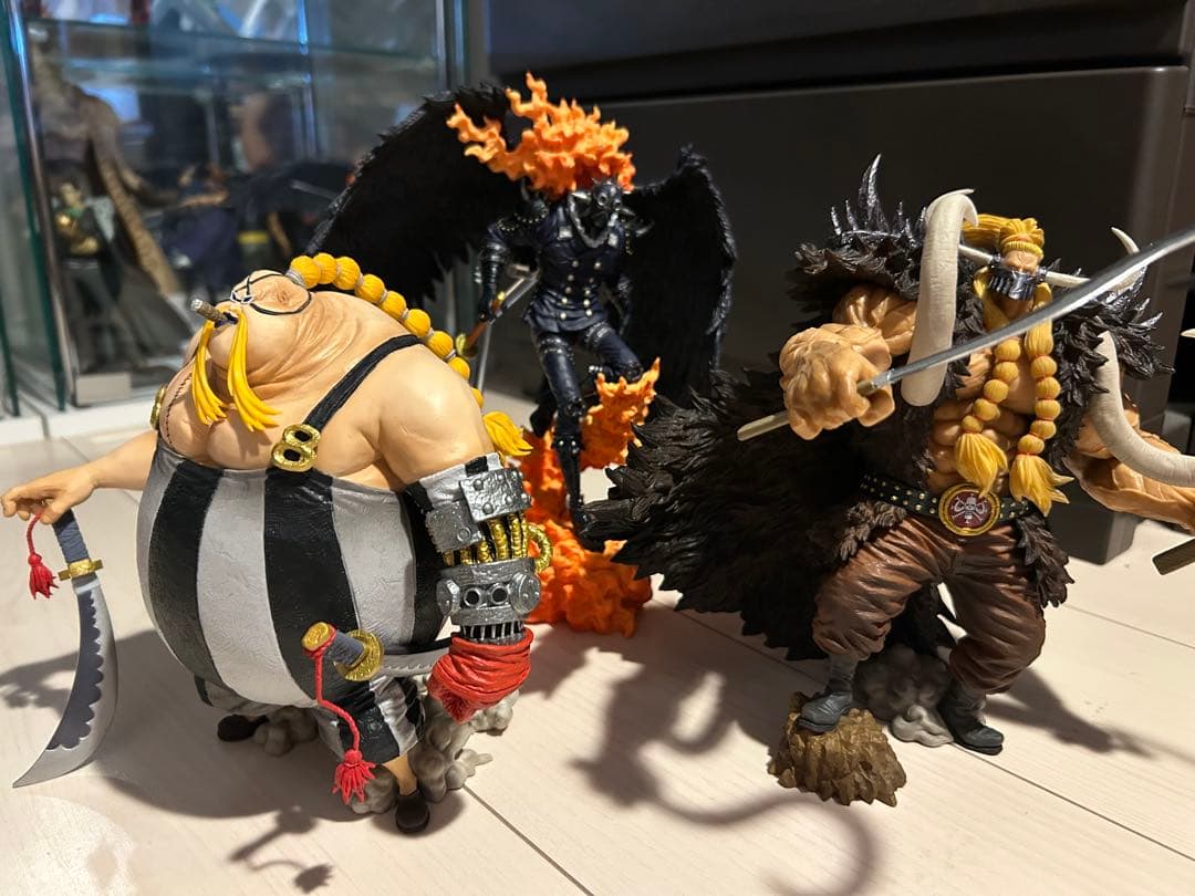 一番くじ ワンピース 魂豪示像　キング　クイーン　ジャック　フィギュア