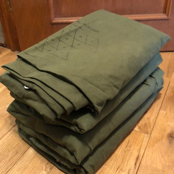 軍幕屋】希少☆ノルウェー軍幕☆テント☆4枚組☆野営☆ソロキャン