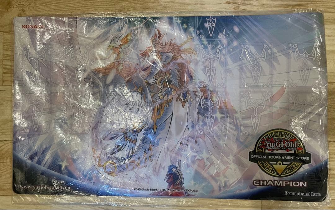 希少 粛声なる竜神サフィラ OTSチャンピオン プレイマット 新品未開封