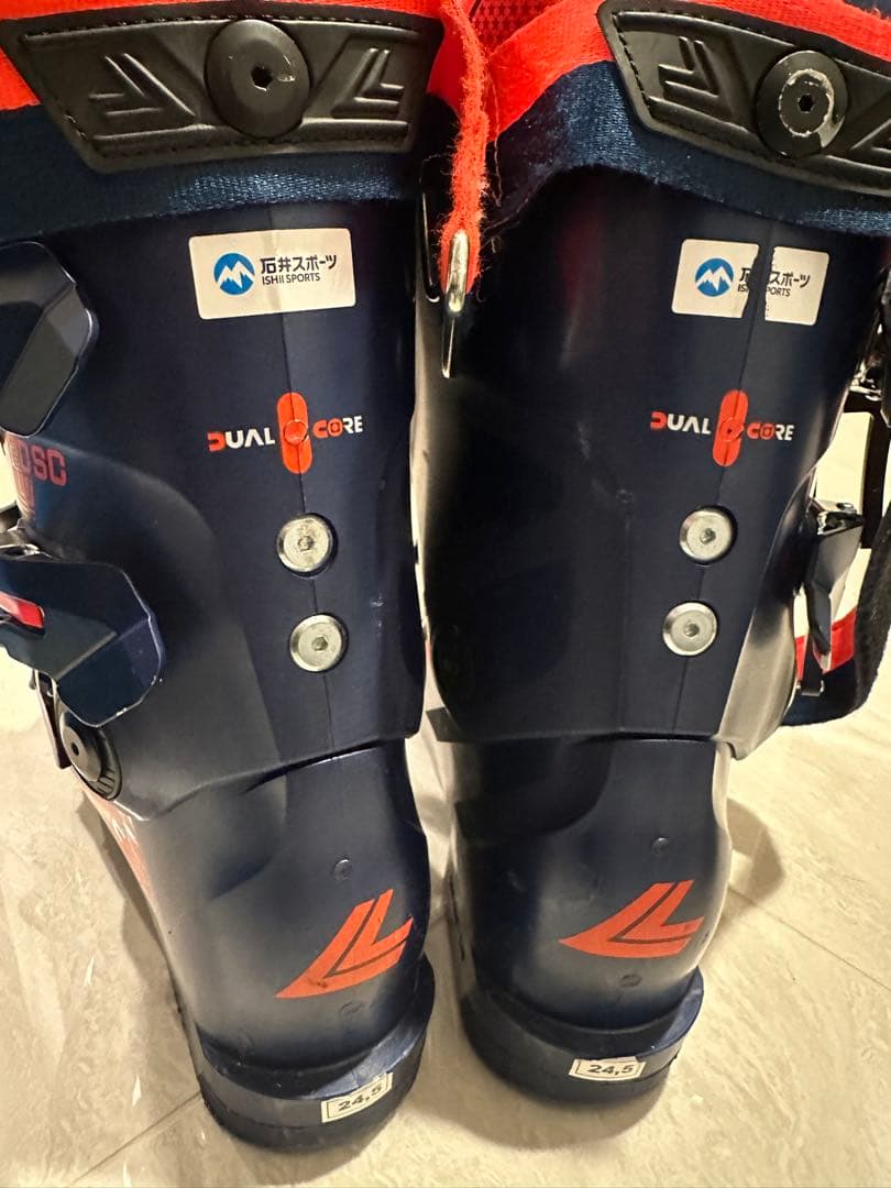 希少モデル　LANGE スキーブーツ　24.5cm 収納袋付き