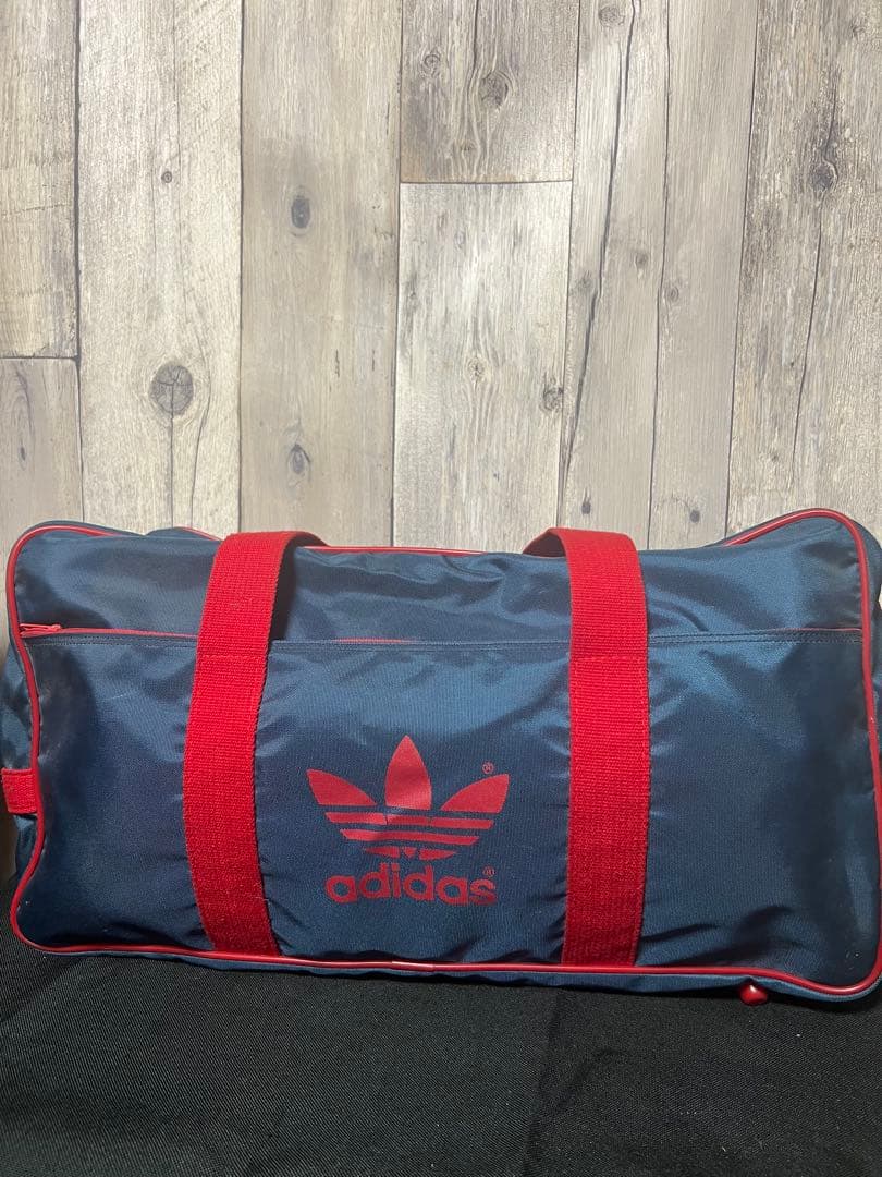 【希少】　adidas 80s ヴィンテージ　スクールバッグ　ボストンバック 希少】アディダス ビンテージ 80s スクールバッグ ボストンバッグ