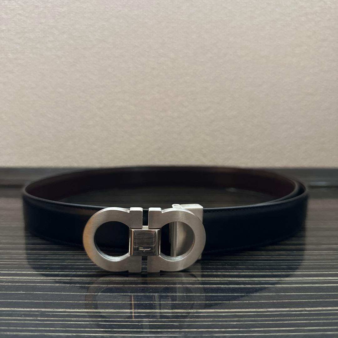 Salvatore Ferragamo サルヴァトーレフェラガモ　ベルト Salvatore Ferragamo (サルヴァトーレフェラガモ) リバーシブル カーフ