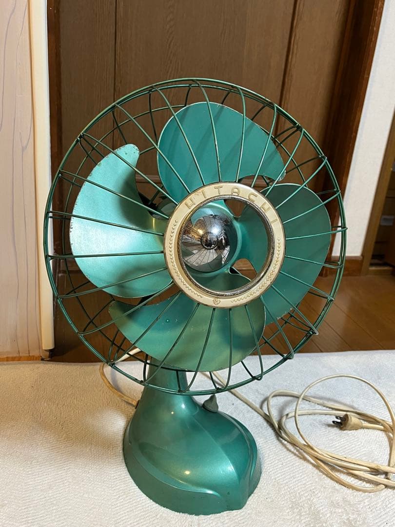 HITACHI 日立扇風機 鉄製 昭和レトロ アンティーク