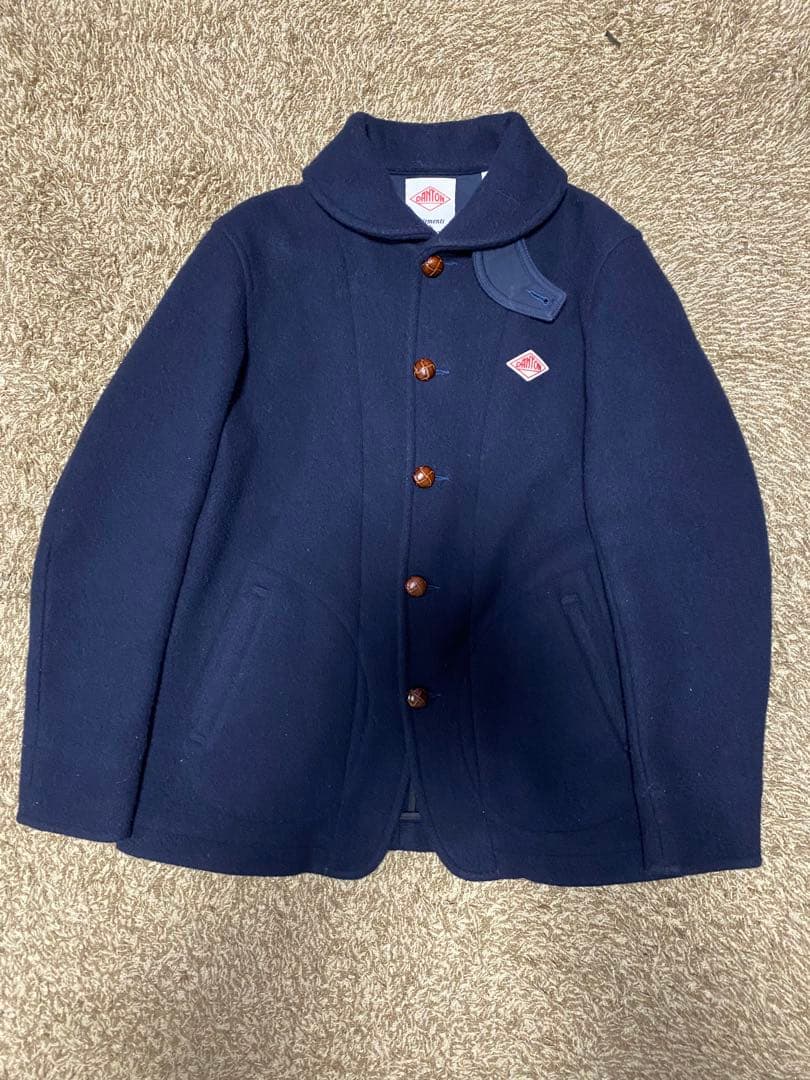 Danton(ダントン) ウールモッサメルトンジャケット ネイビー 13AーSL