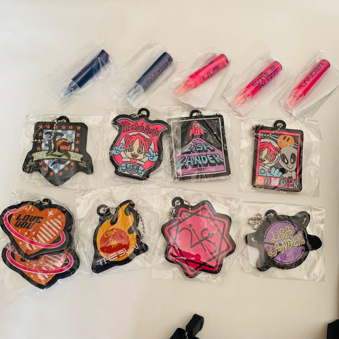 LiSA LANDER リュック　ミニバッグ　ワッペン8種セット　おまけ付き