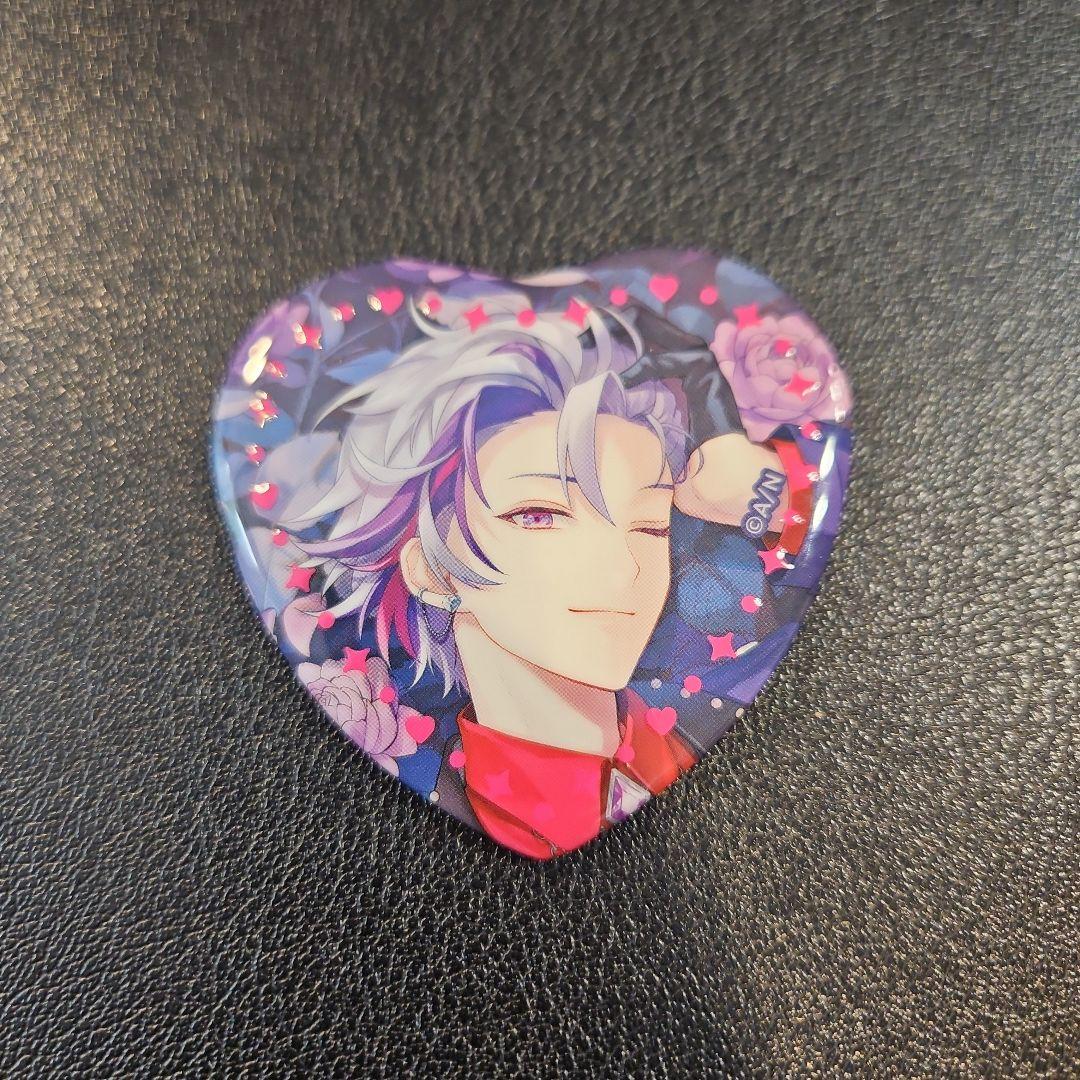 にじさんじ Rose Valentine ハート型缶バッジ 不破湊 - メルカリ