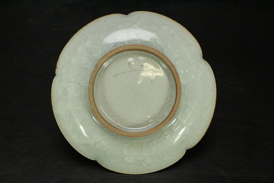 青磁 銘々皿 5枚セット 亀甲貫 在銘 作家物 共箱 未使用 742 - メルカリ