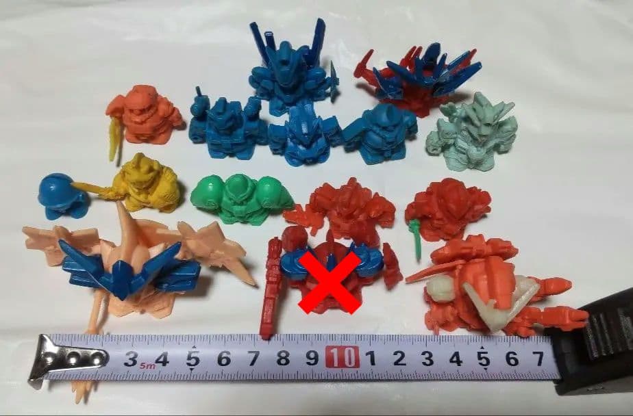 ガンダム 消しゴム ガチャ ガンケシ ガン消し ロックマン メットール