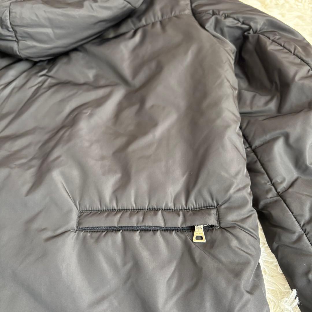美品 希少 PRADA SPORTS サーモアダウンコート ブラック 40 - メルカリ