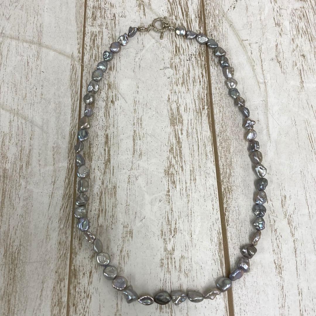 sc-2873 クーティプロダクション ディストーション パールネックレス COOTIE PRODUCTIONS/Distortion Pearl Necklace（White